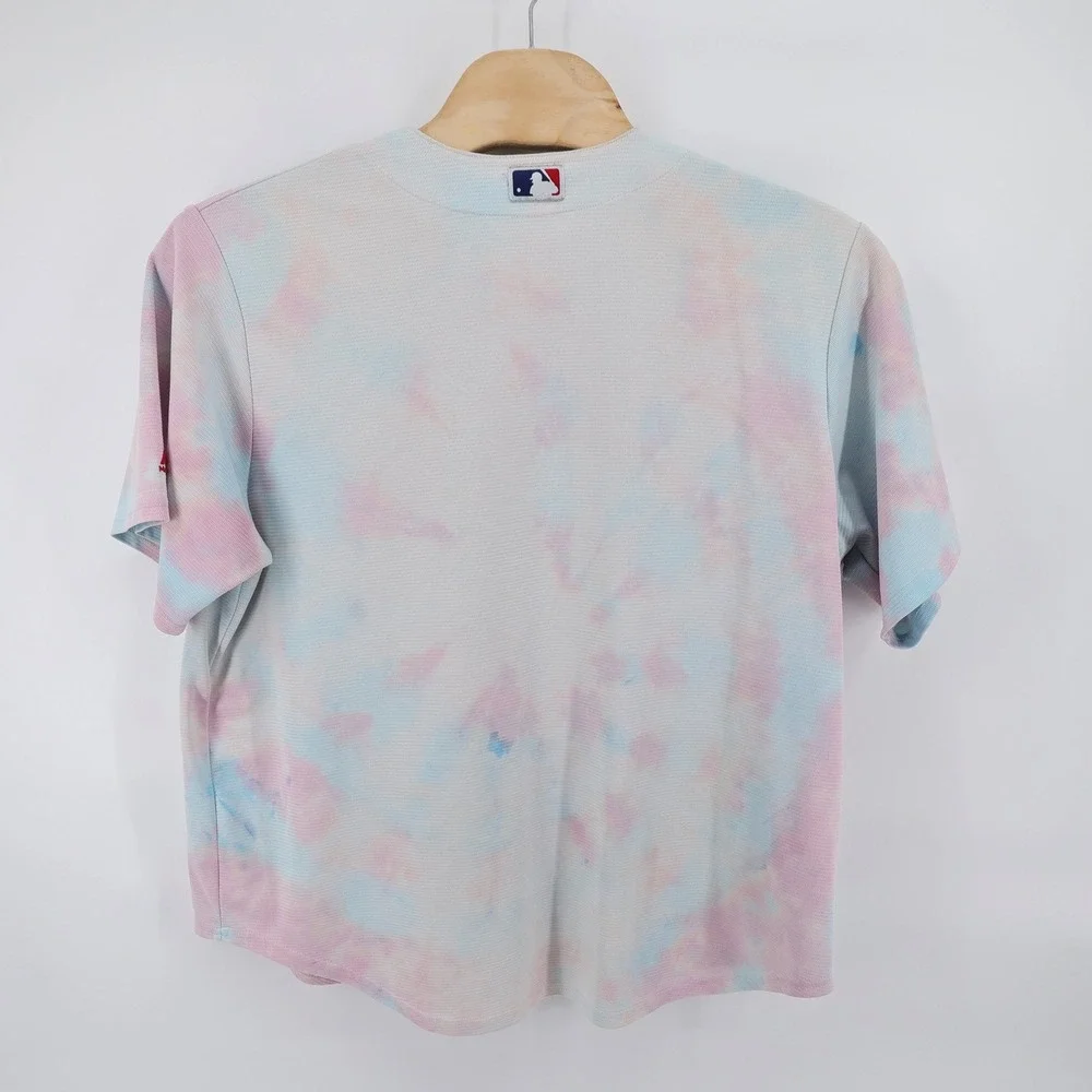 Majestic St. Louis Cardinals‎ Tie Dye Baseball Jersey Pastel Mens 2XL
